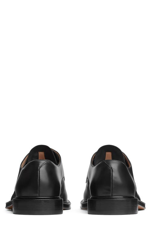 Bottega Veneta Leather Intrecciato-toe James Oxford Shoes In Black