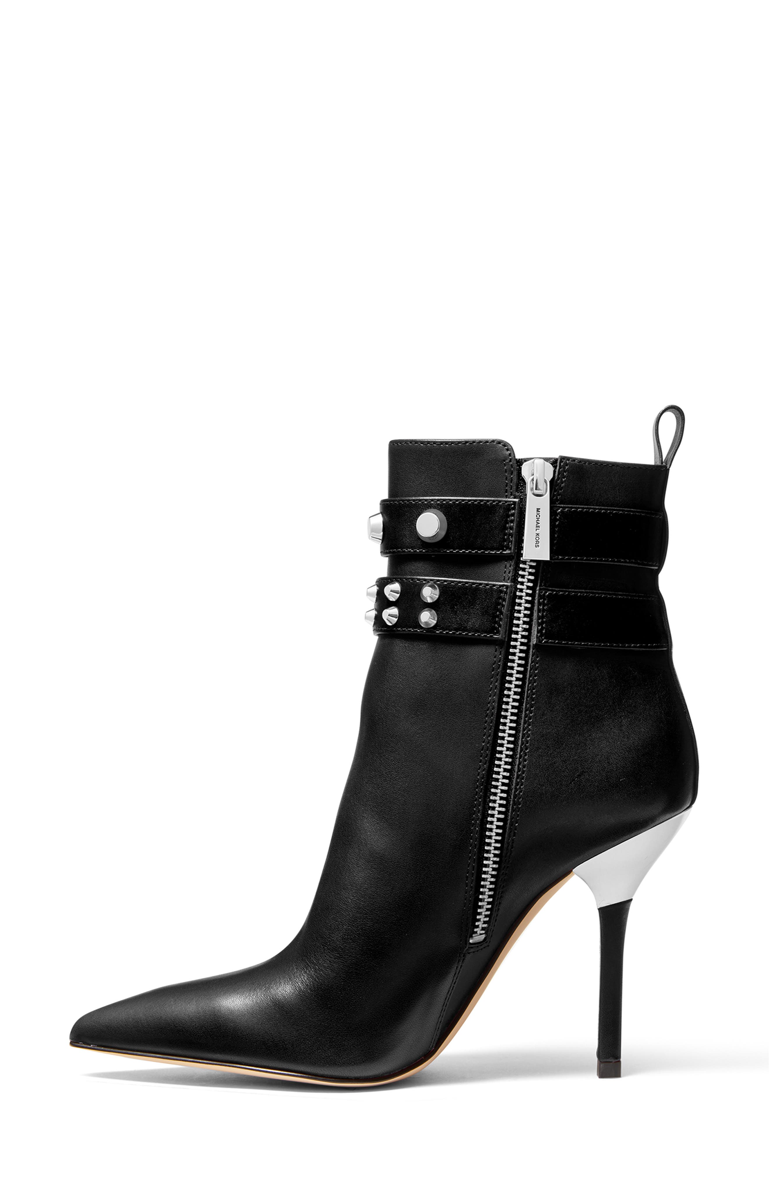 MICHAEL Michael Kors Amal Pointed Toe Buckle Bootie, Alternate, color, 