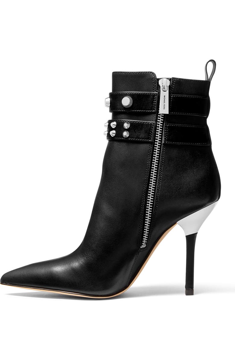 MICHAEL Michael Kors Amal Pointed Toe Buckle Bootie, Alternate, color,