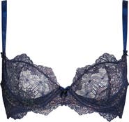 Dita Von Teese Metallic Lace Underwire Bra
