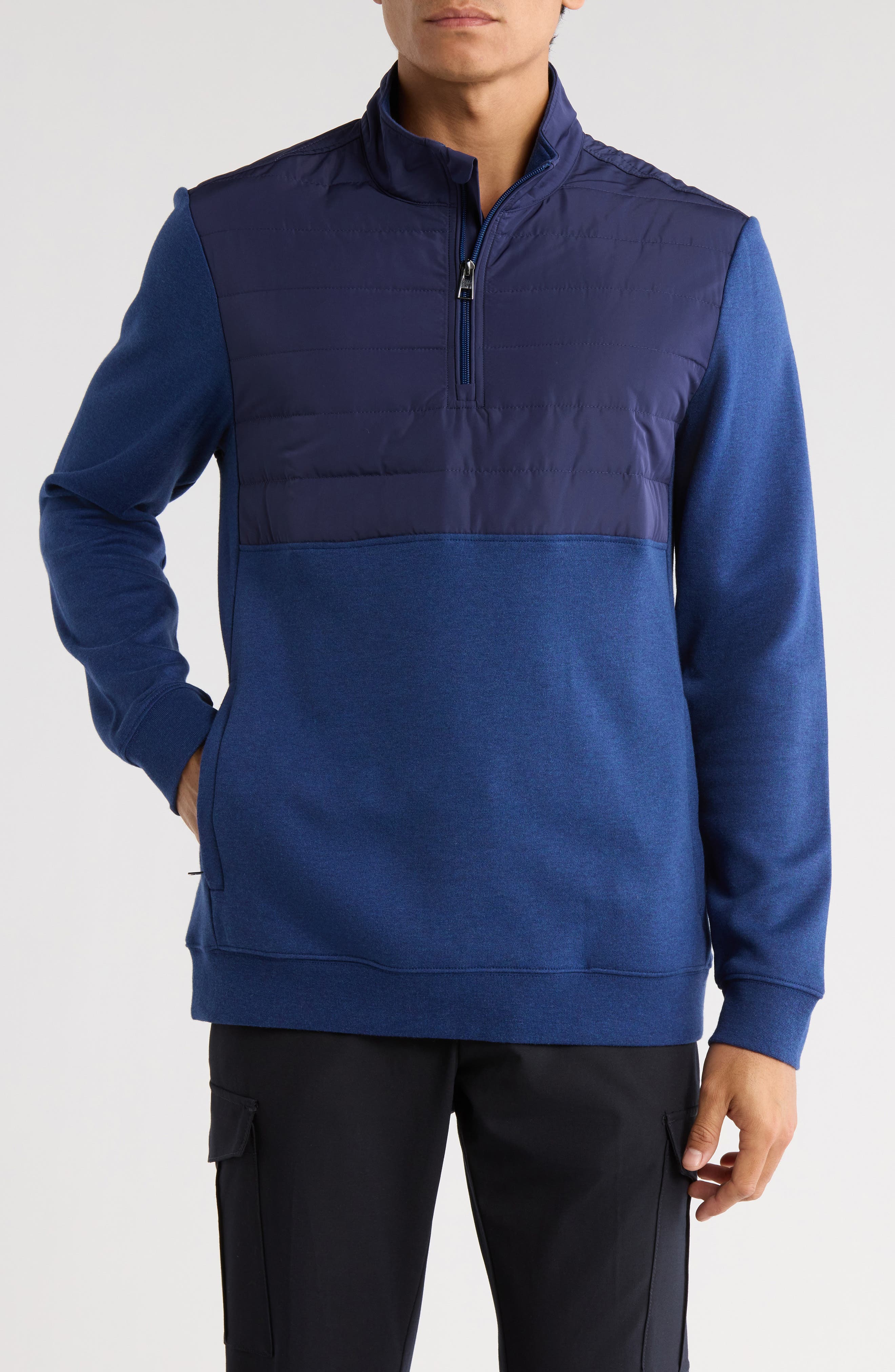 Bugatchi Quarter Zip Pullover