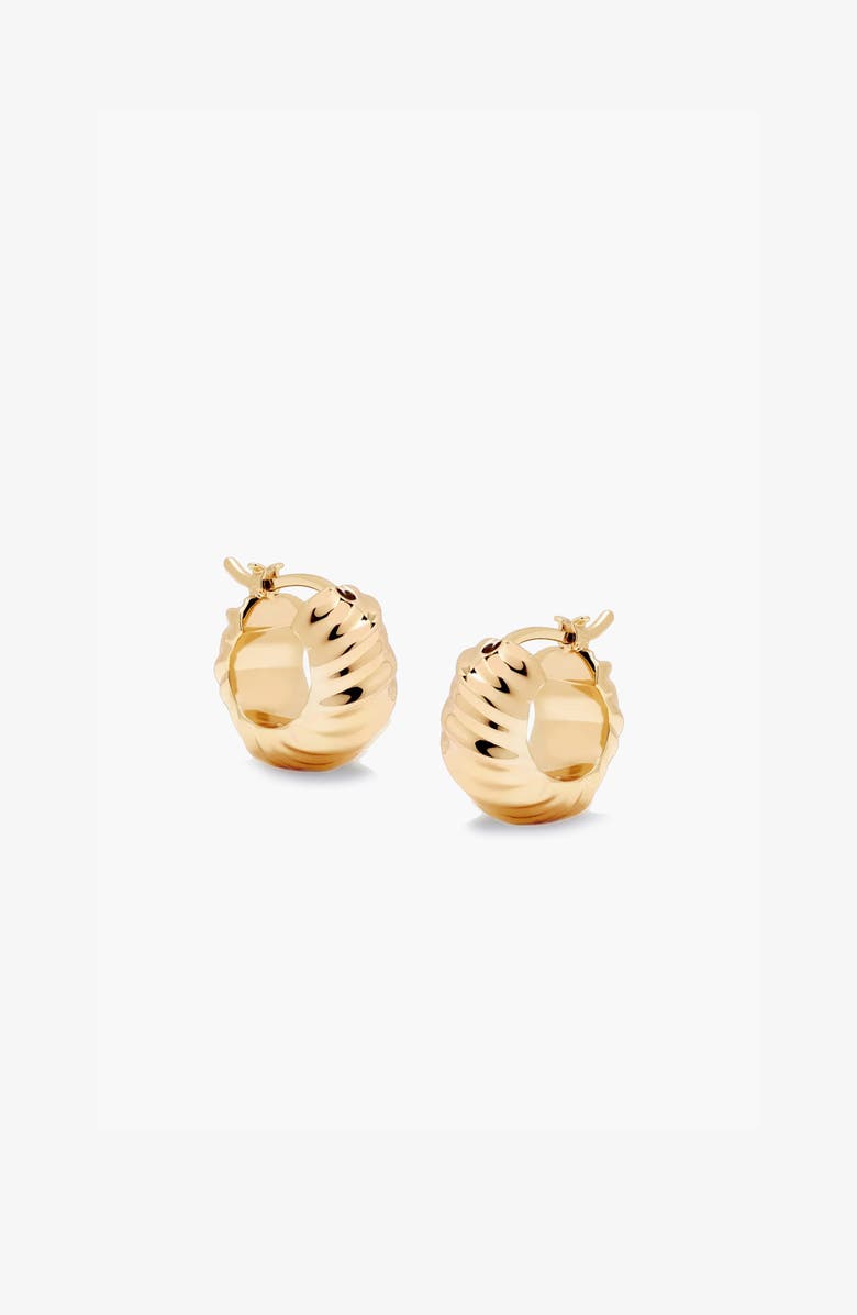 YOJ Kola Hoops in Gold, Alternate, color, Gold