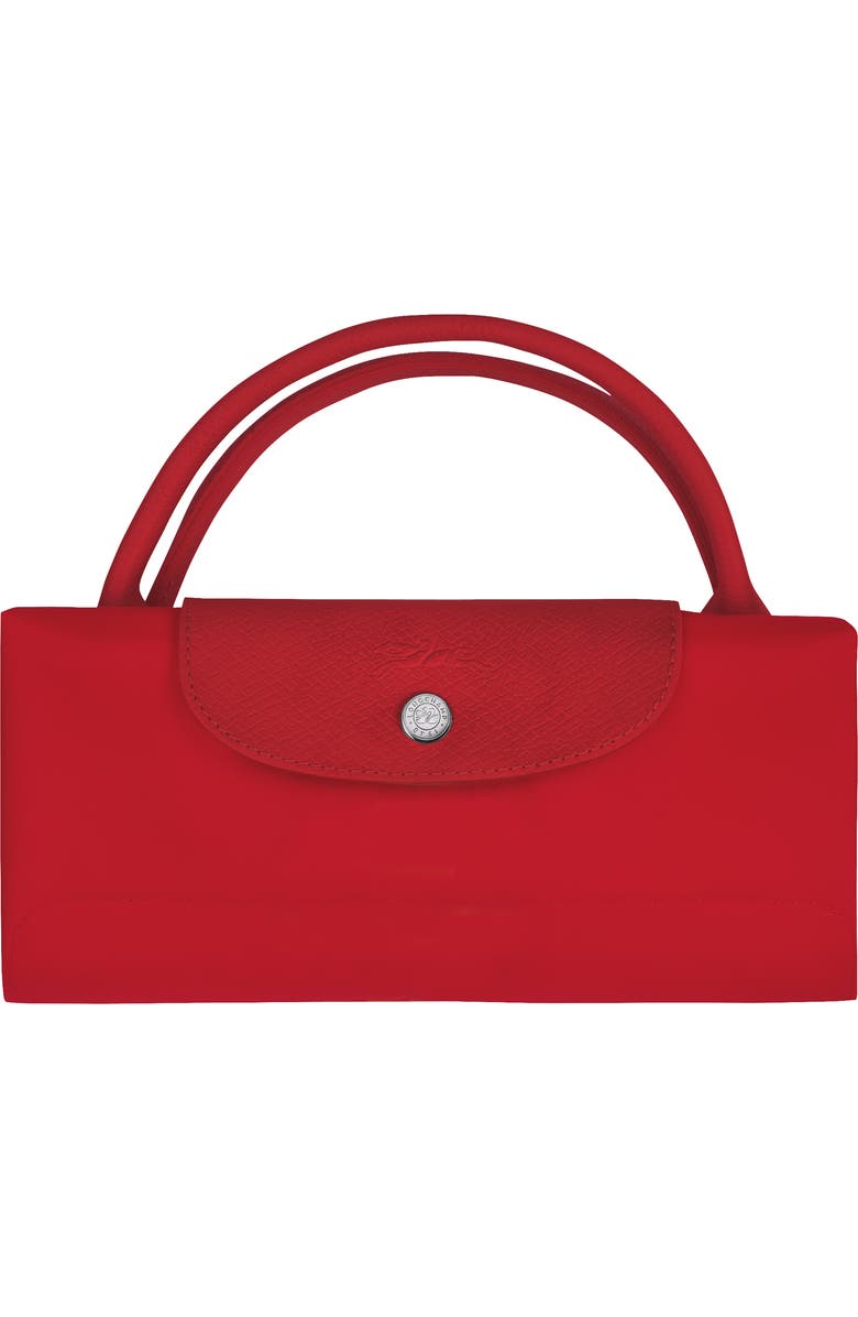 Longchamp Large Le Pliage Recycled Travel Bag, Alternate, color, Tomato