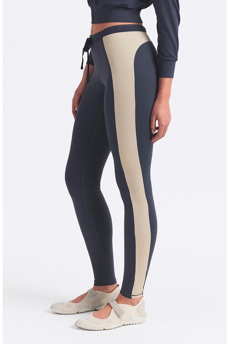 High Waist Leggings, Alternate, color, DEEP ROYAL/ STONE