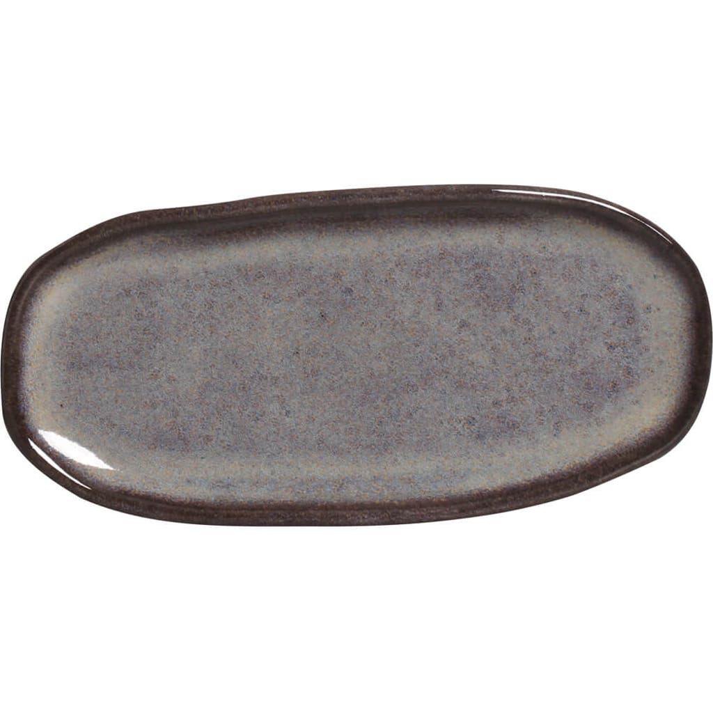 Porto Brasil Shallow Organic Oval Platter Mini Set Of 4 In Multi