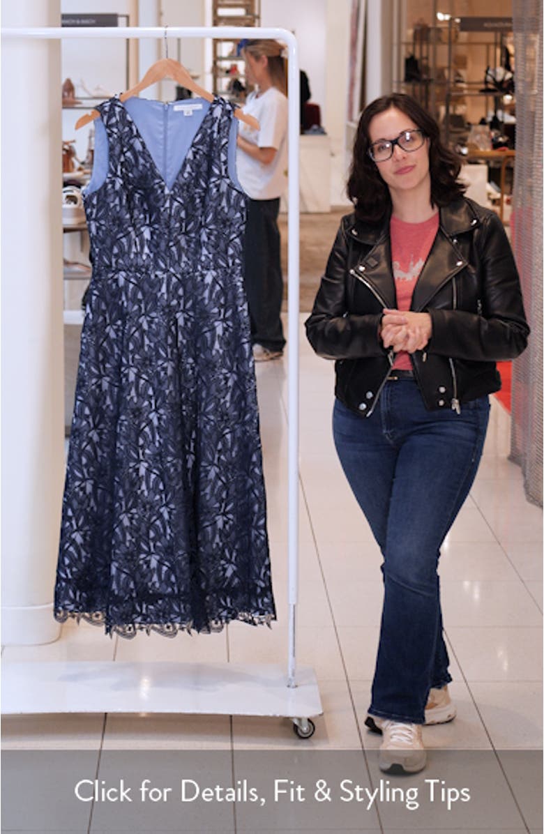 Danielle Sleeveless Lace Dress, sales video thumbnail