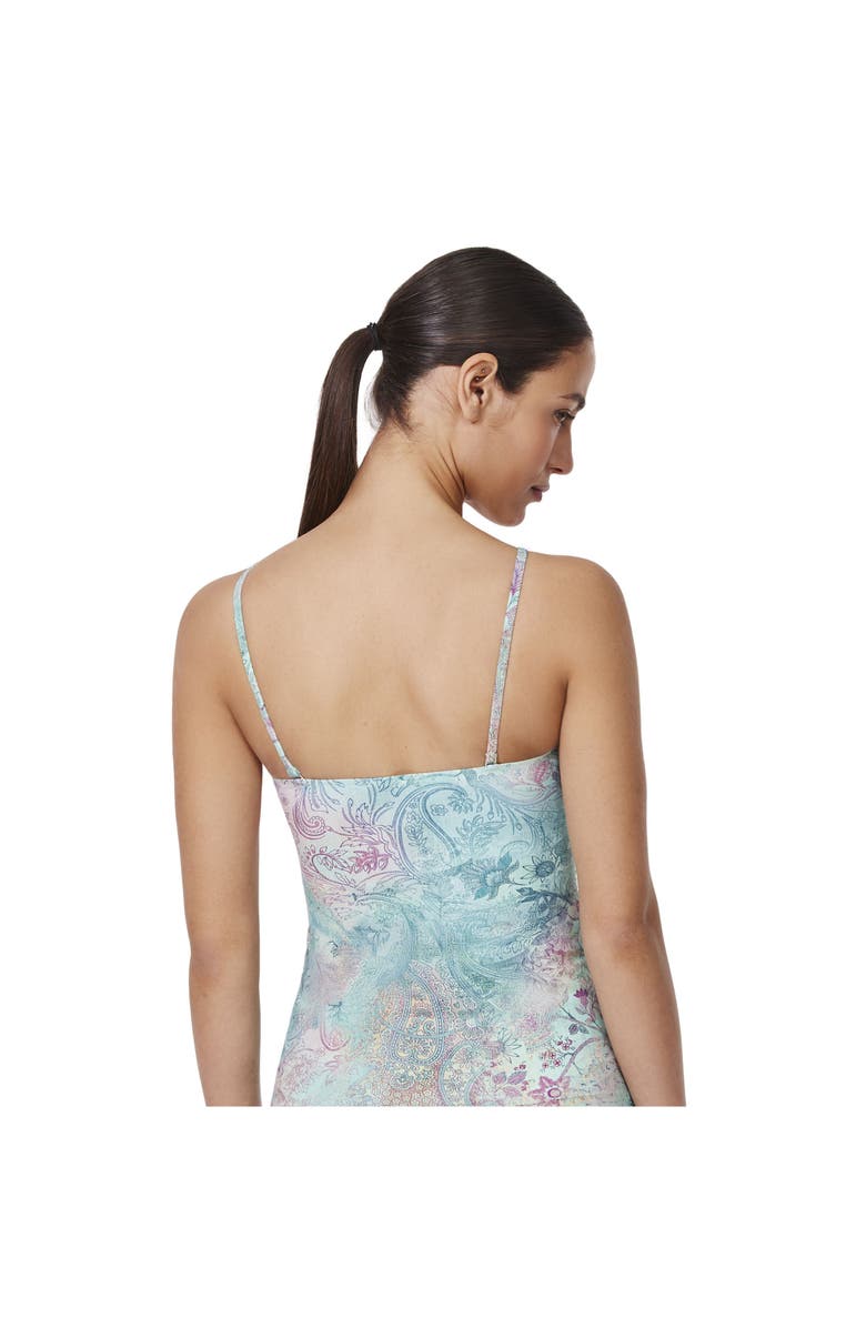 Profile by Gottex Souk Bandeau Halter Tankini Top, Alternate, color, Multi-Turquoise