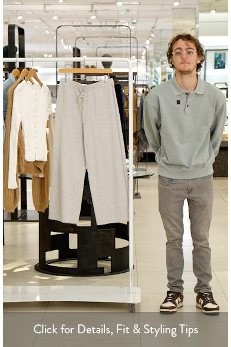 Cotton & Cashmere Rib Wide Leg Pants video