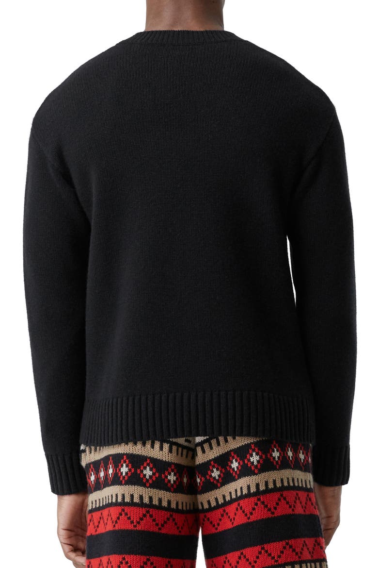 Corby Why Me Cashmere Sweater, Alternate, color, BLACK