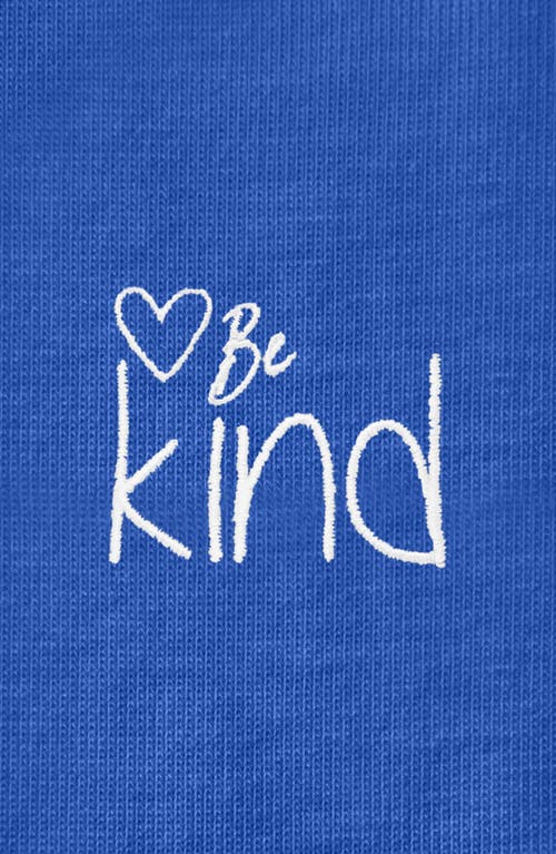 Dalix Be Kind Womens Relaxed Tee In Royal Blue