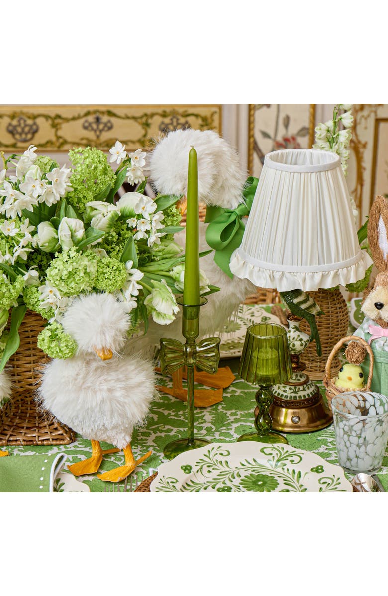 Mrs. Alice Ruffle Lampshade, Alternate, color, Cream