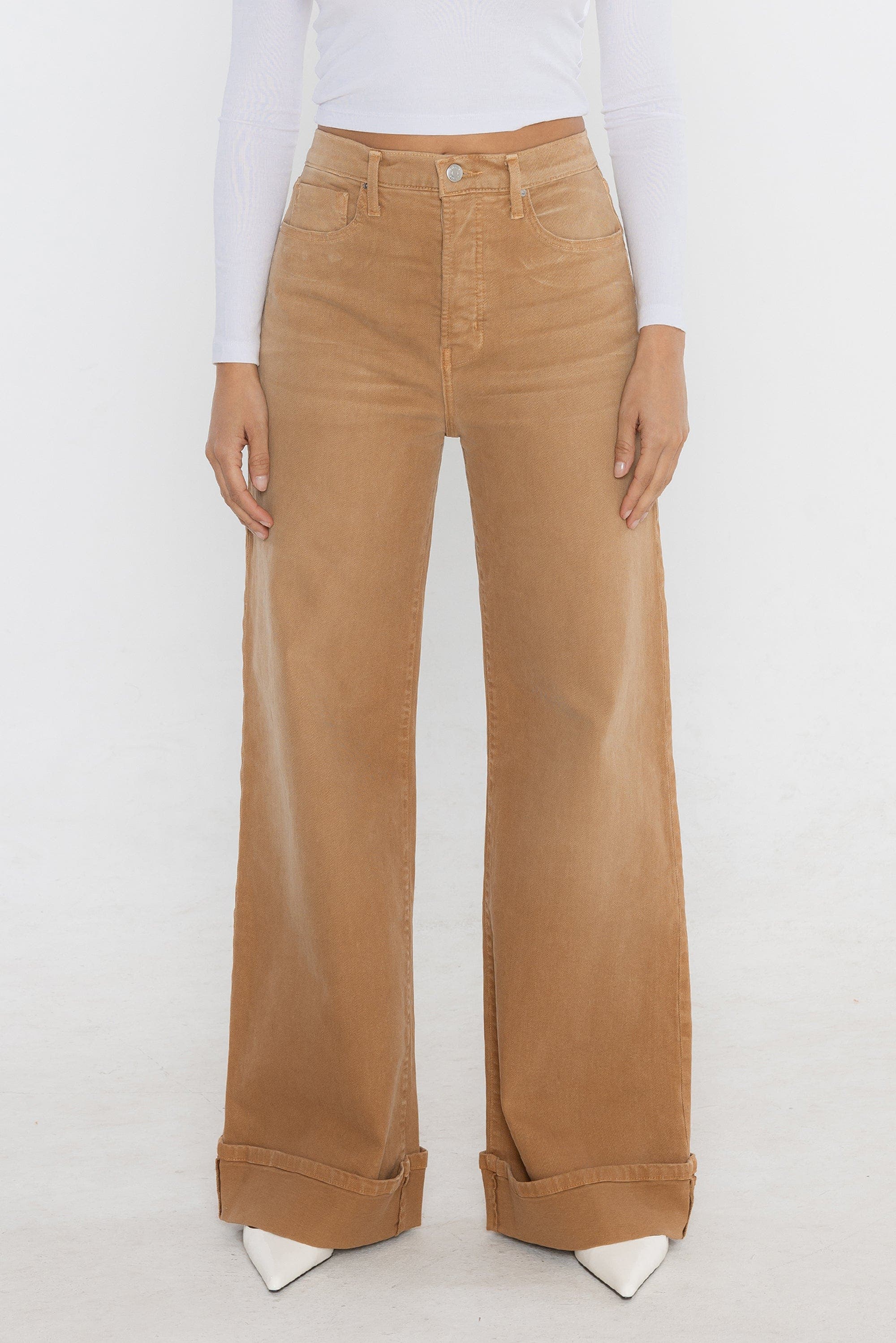 Rudes Denim The Adeline Cuffed Jean in Sunkissed 