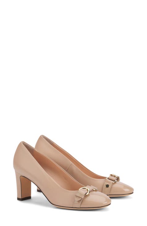 Beige comfortable shops heels