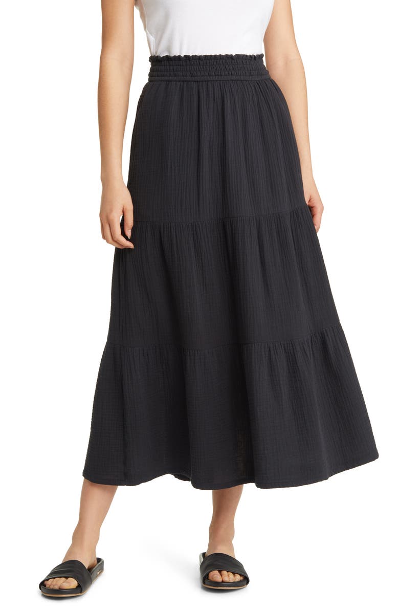 Marine Layer Corinne Cotton Maxi Skirt, Main, color, 