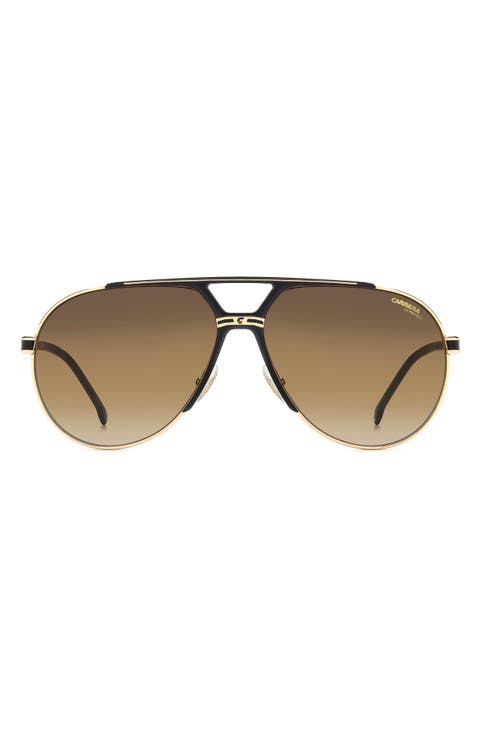 1089/S 64mm Oversize Gradient Pilot Sunglasses