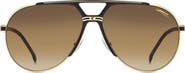Carrera Eyewear 1089/S 64mm Oversize Gradient Pilot Sunglasses