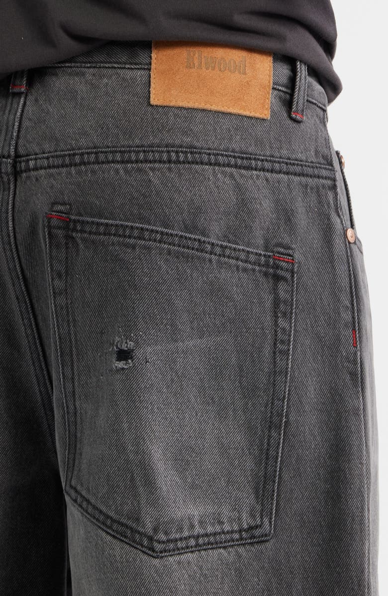 Elwood Trail Cotton Denim Shorts, Alternate, color, Smoke Wash