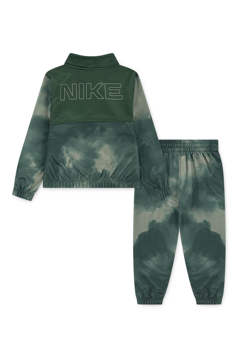 Kids' 2-Piece Tie Dye Track Jacket & Pants Set, Alternate, color, FIR