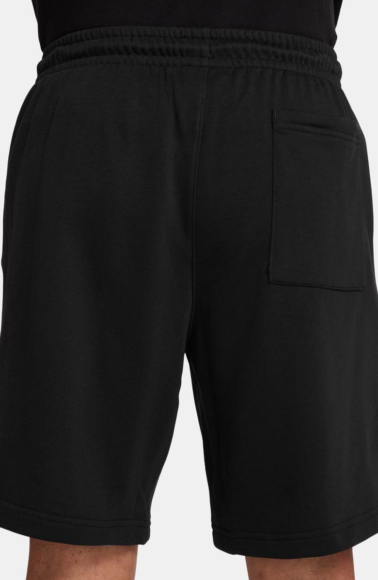 Jordan Brooklyn 9-Inch Logo Sweat Shorts, Alternate, color, Black/ White