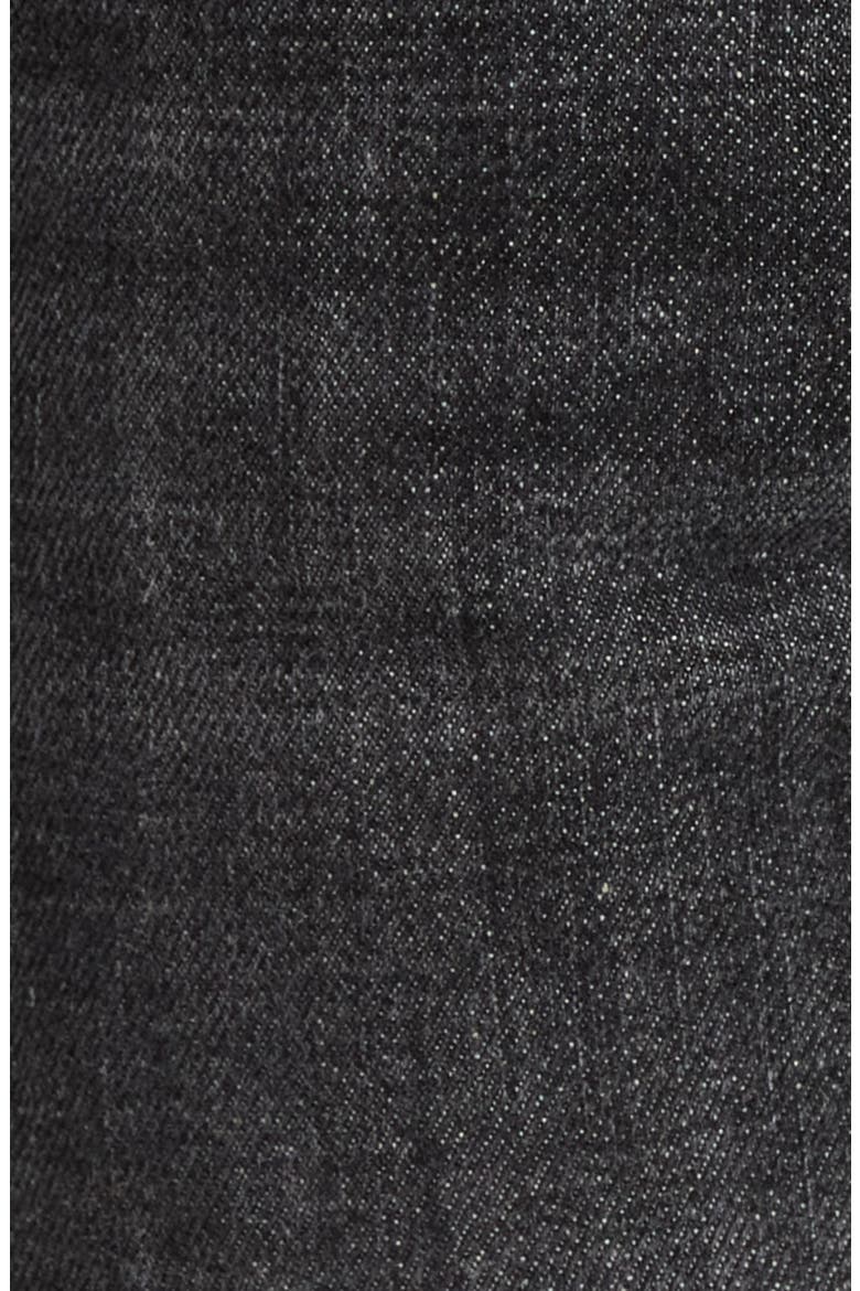 The Charlie Slim Straight Leg Jeans, Alternate, color, FUJI BLACK