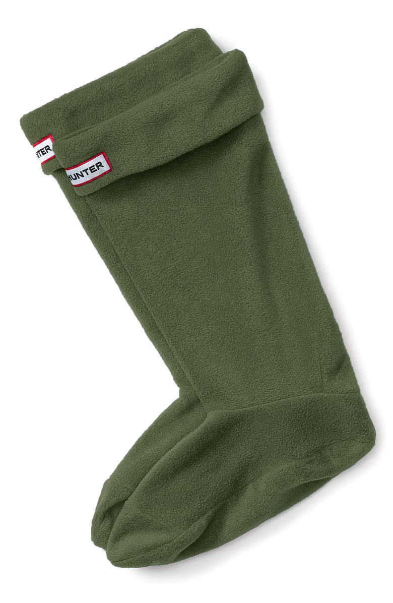 Hunter Original Tall Fleece Welly Boot Socks, Main, color, 