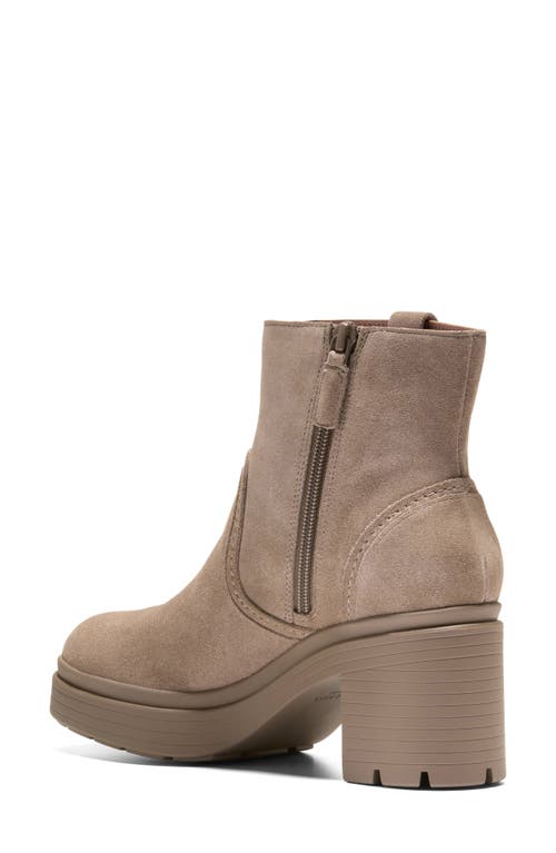 Cole Haan Paz Side Zip Bootie In Brown
