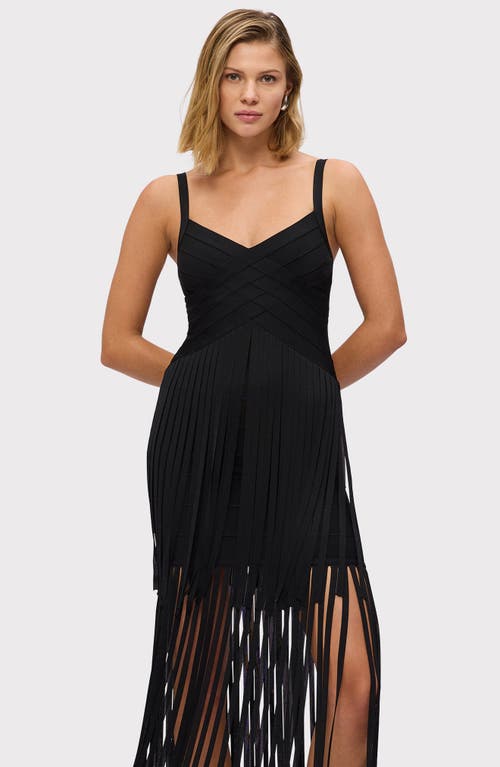 Herve Leger The Vivienne Gown In Black