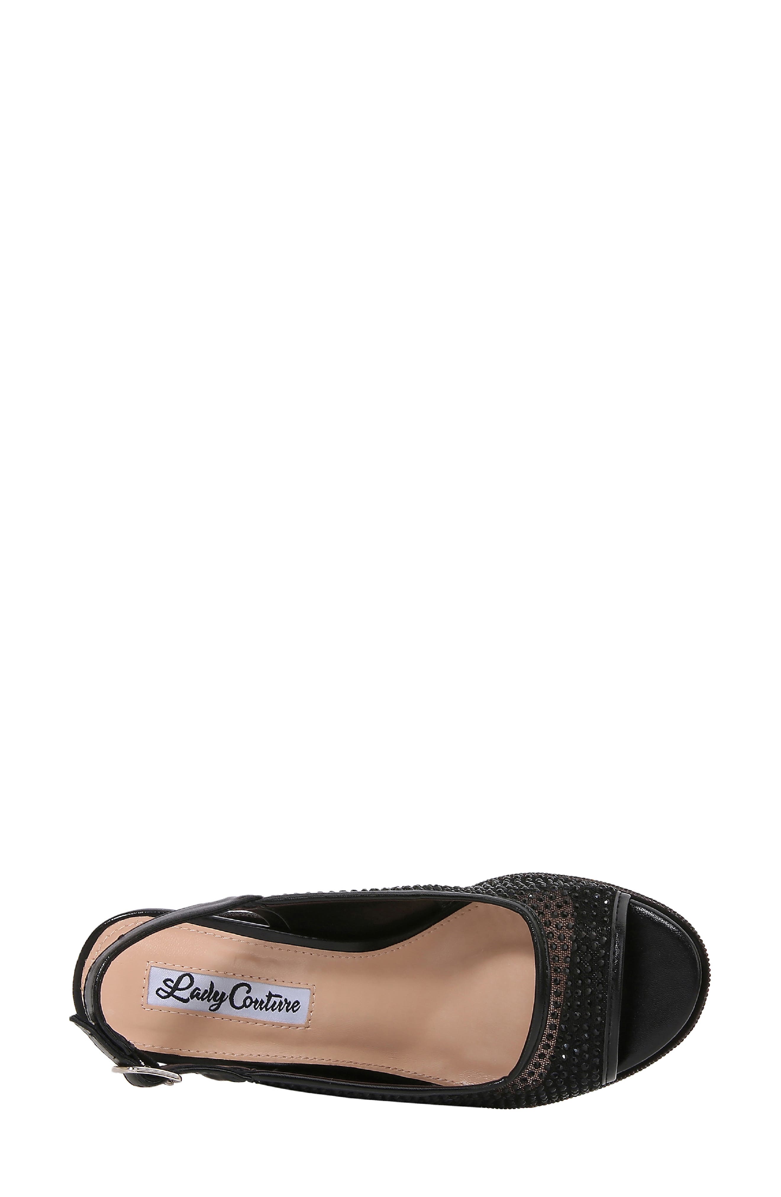 LADY COUTURE Belair Slingback Wedge Sandal, Alternate, color, 