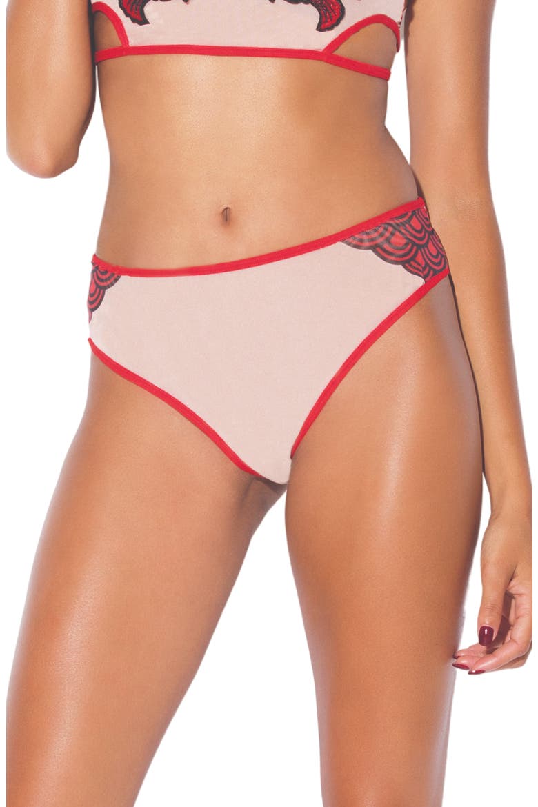 Mesh Panties, Main, color, RED-NUDE