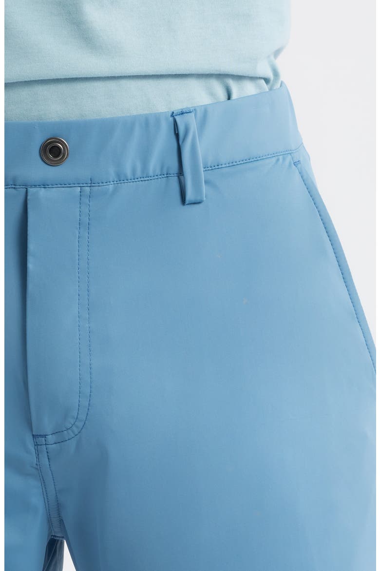 Bunker Flat Front Stretch Golf Shorts, Alternate, color, BLUESTONE