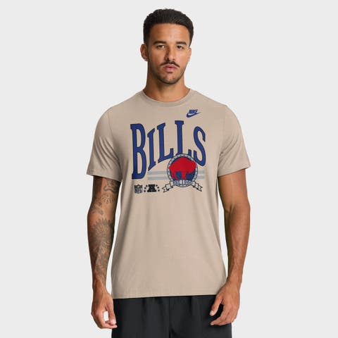 Men's Nike Sand Buffalo Bills Rewind Tri-Blend T-Shirt
