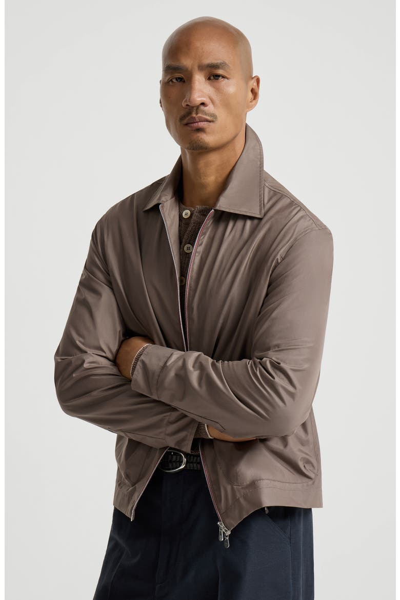 Unlined outerwear jacket, Alternate, color, Hazelnut