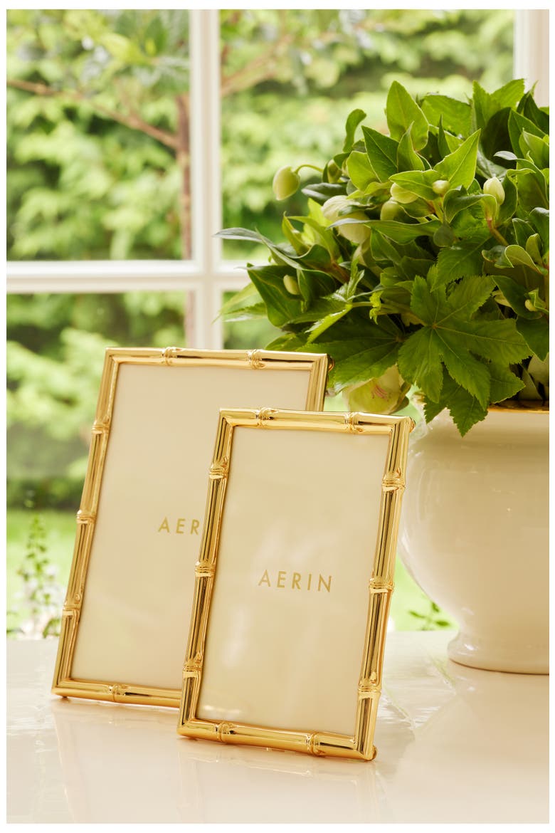 Ava Goldtone Bamboo 5 x 7-Inch Frame, Alternate, color, GOLD