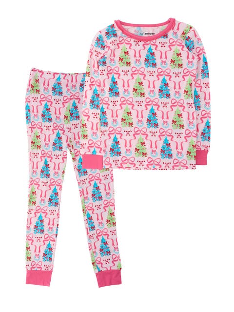 Ruffle Long Sleeve Pajama Set