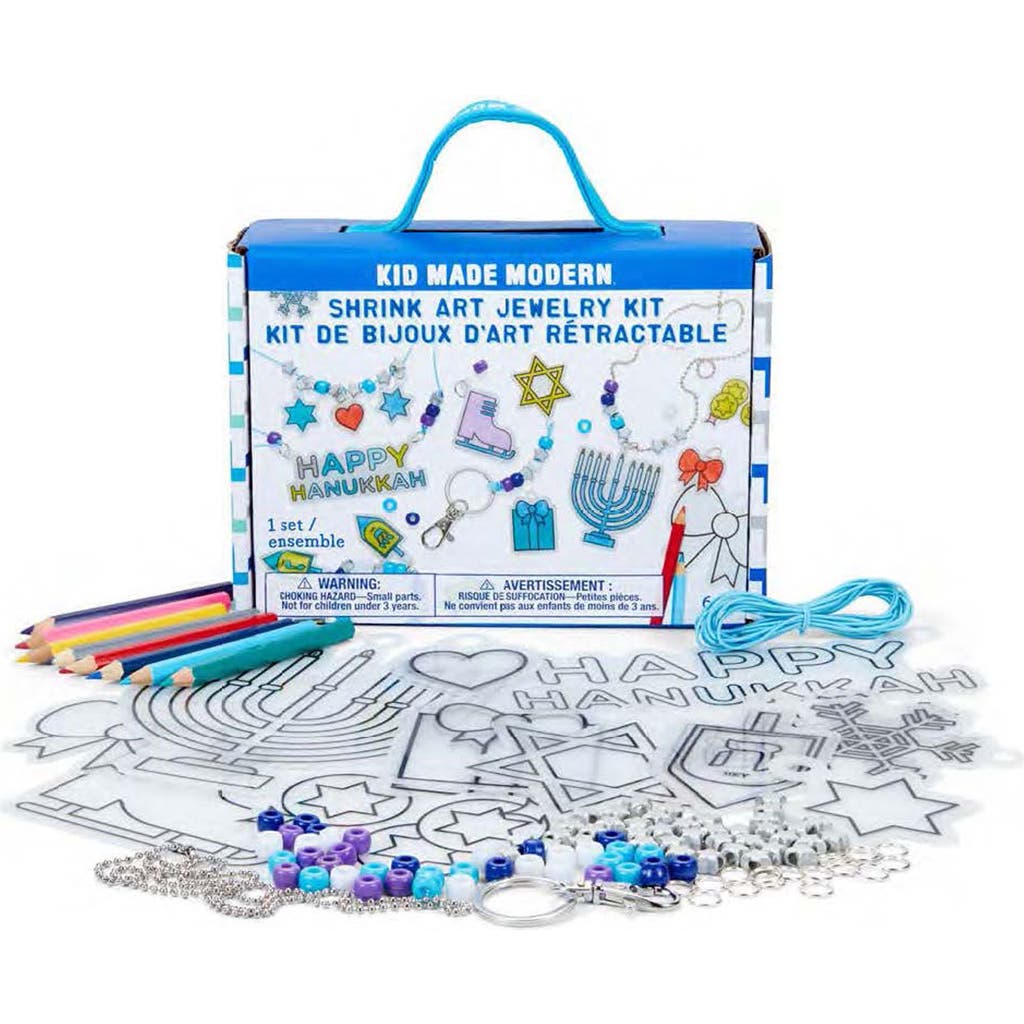 Kid Made Modern Hanukkah Shrink Art Jewelry Kit in Multi  product