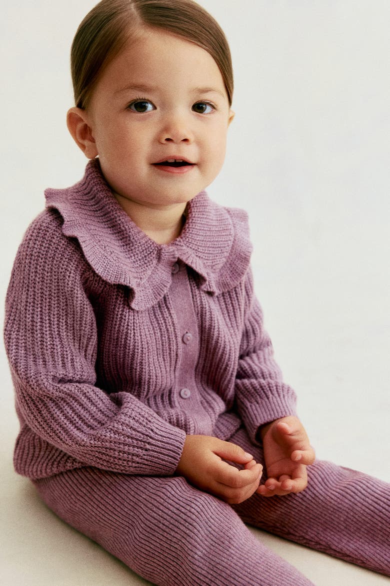 2-piece Cotton-knit Set, Alternate, color, Purple