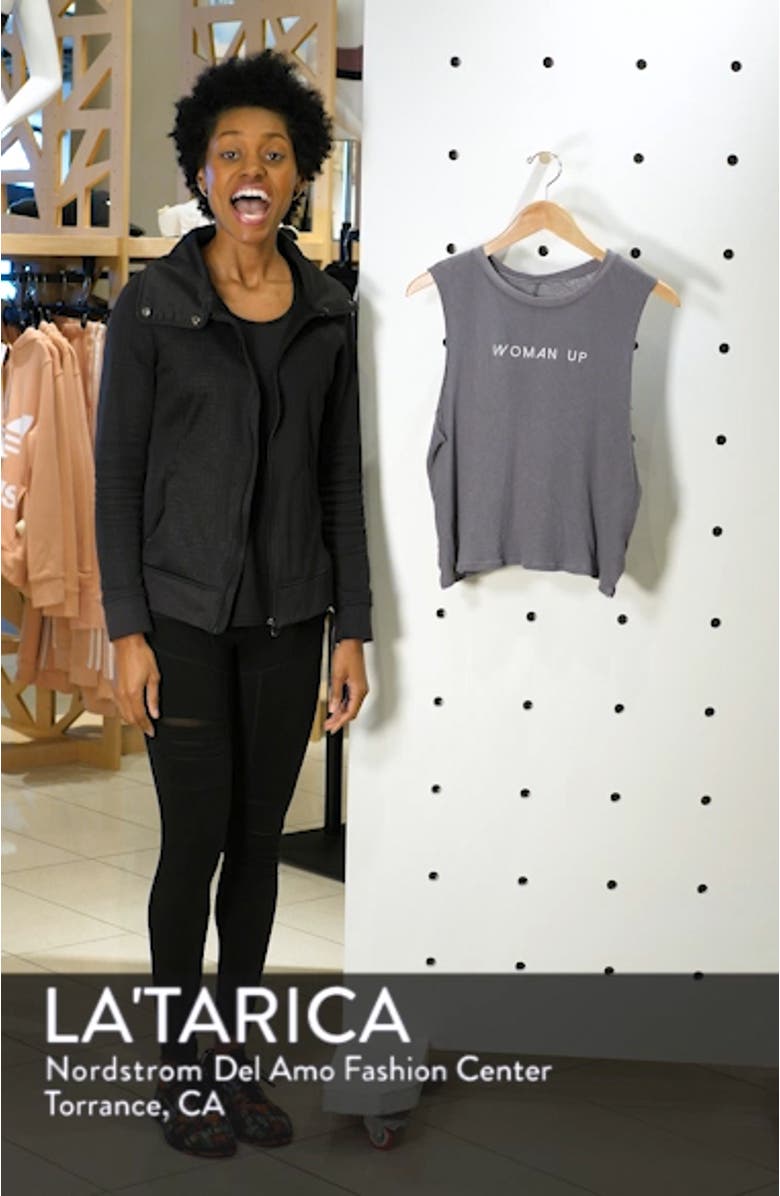 Lili Woman Up Crop Tank, sales video thumbnail