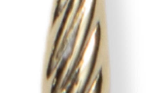 Argento Vivo Sterling Silver Teardrop Y-necklace In Gold