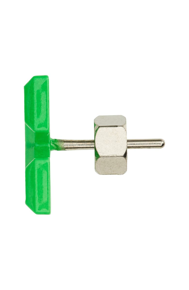 Off-White Enameled Arrows Stud Earrings, Alternate, color, 