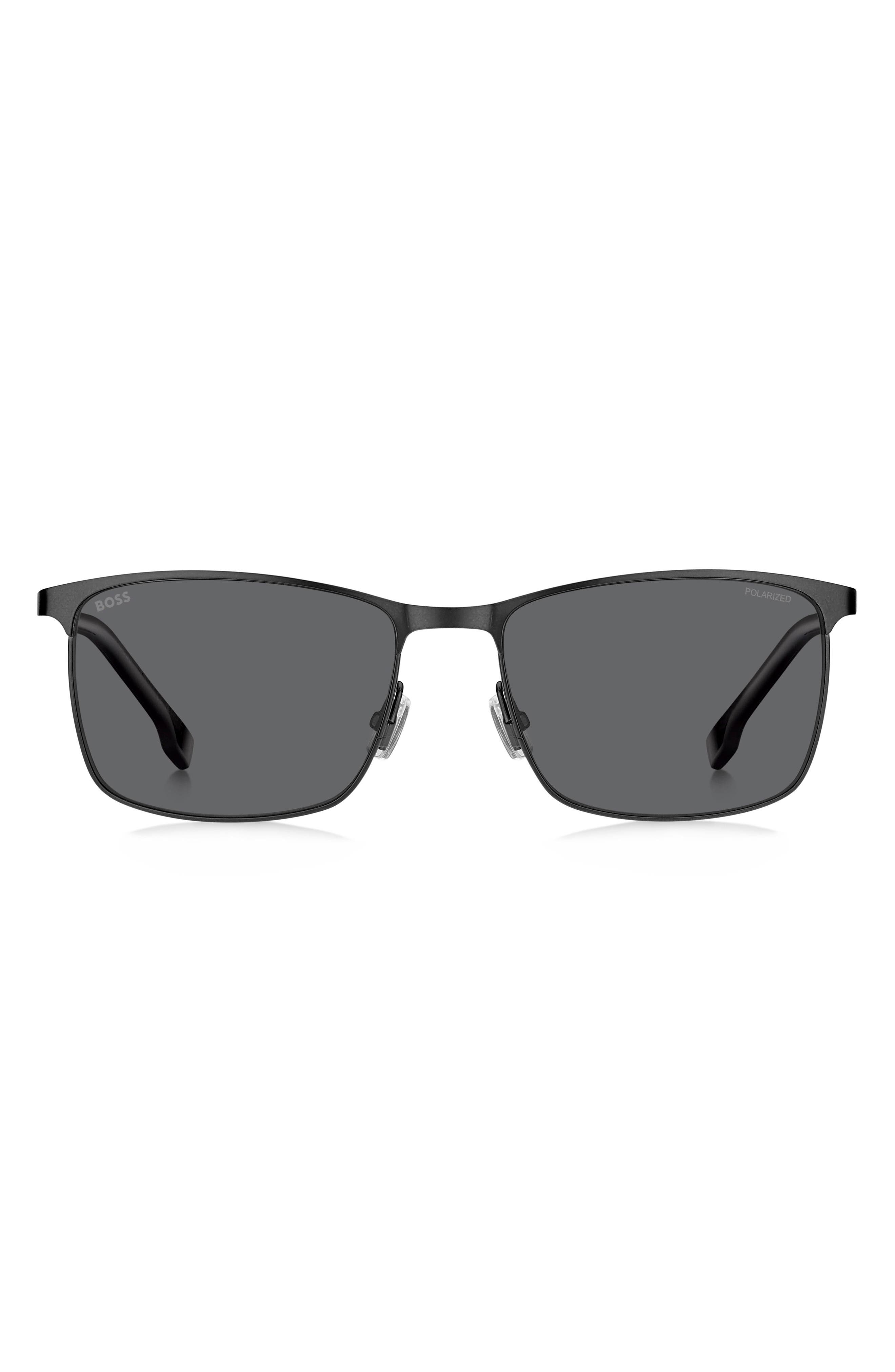 BOSS 1635/S Polarized Rectangle Sunglasses