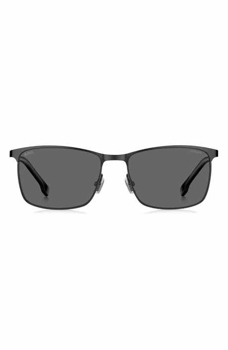BOSS 1635/S Polarized Rectangle Sunglasses