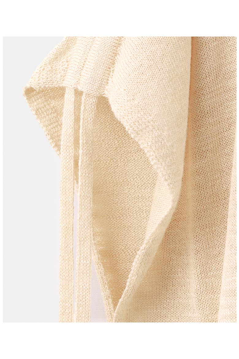 Short Sleeve Fine Knit Sweater, Alternate, color, ECRU