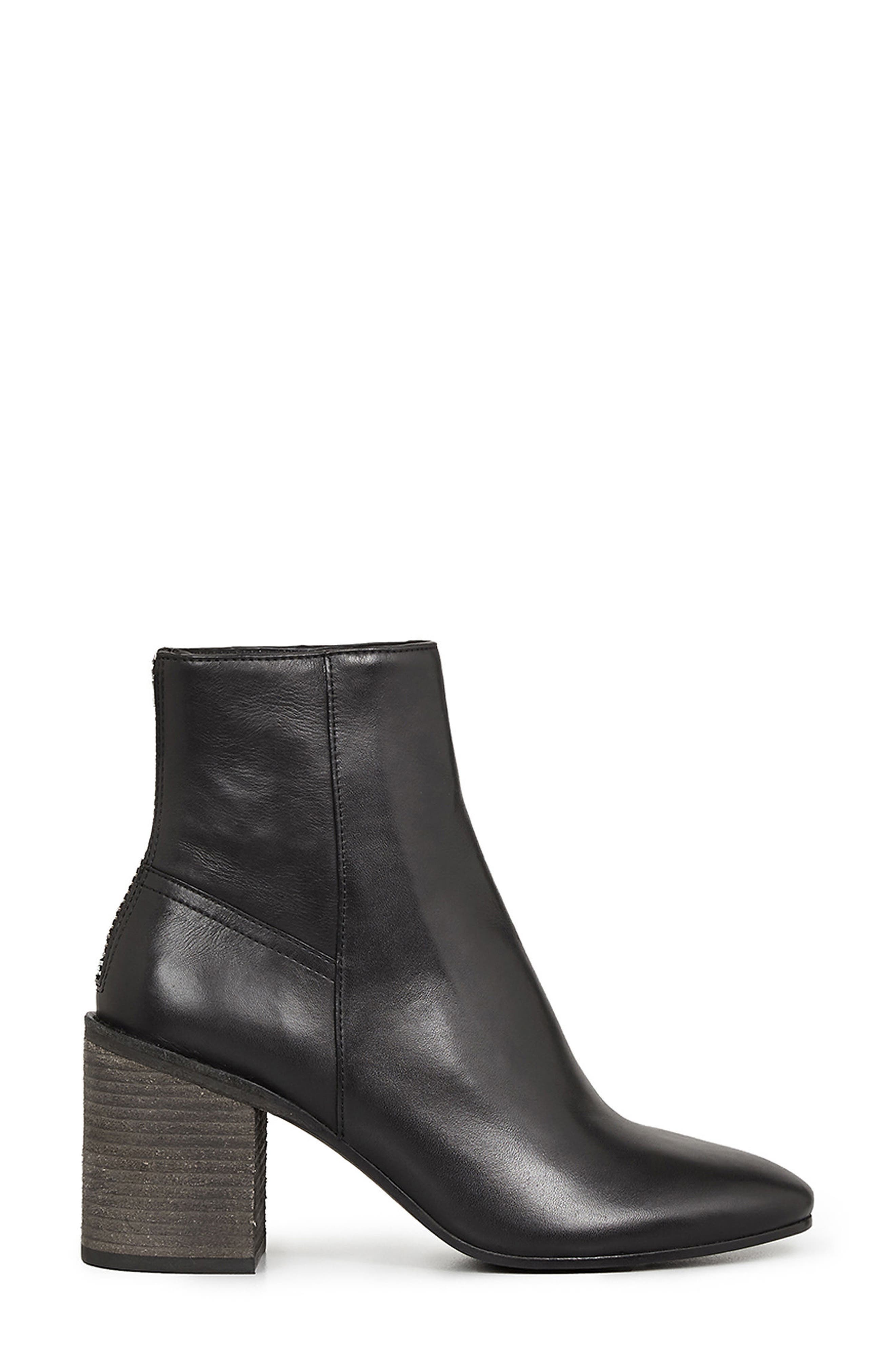 AllSaints Idella Block Heel Bootie, Alternate, color, 