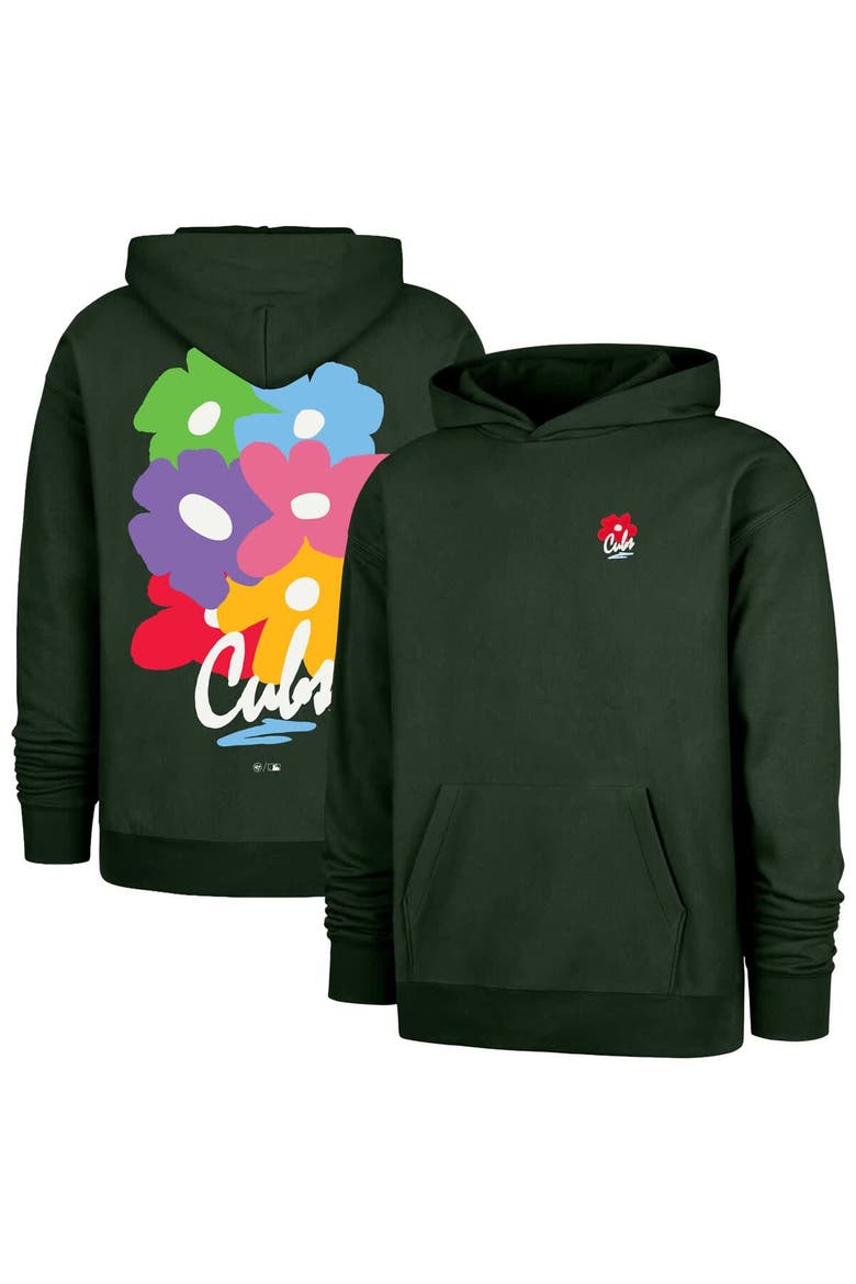Men's '47  Dark Green Chicago Cubs Gallery Foundation Hoodie, Main, color, Dark Green