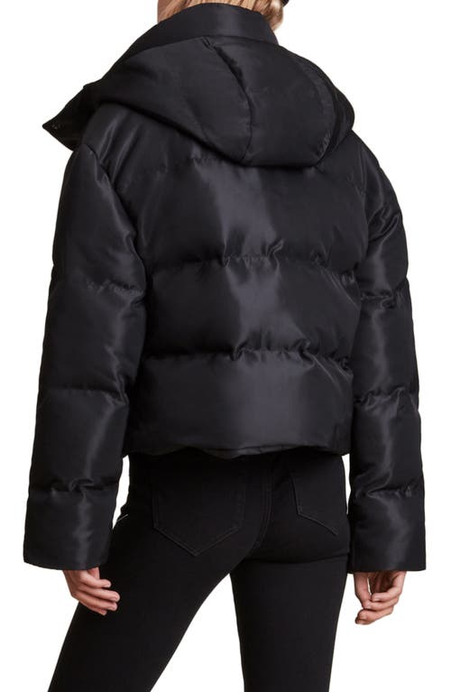 Allsaints Allais Cropped Puffer Jacket In Black