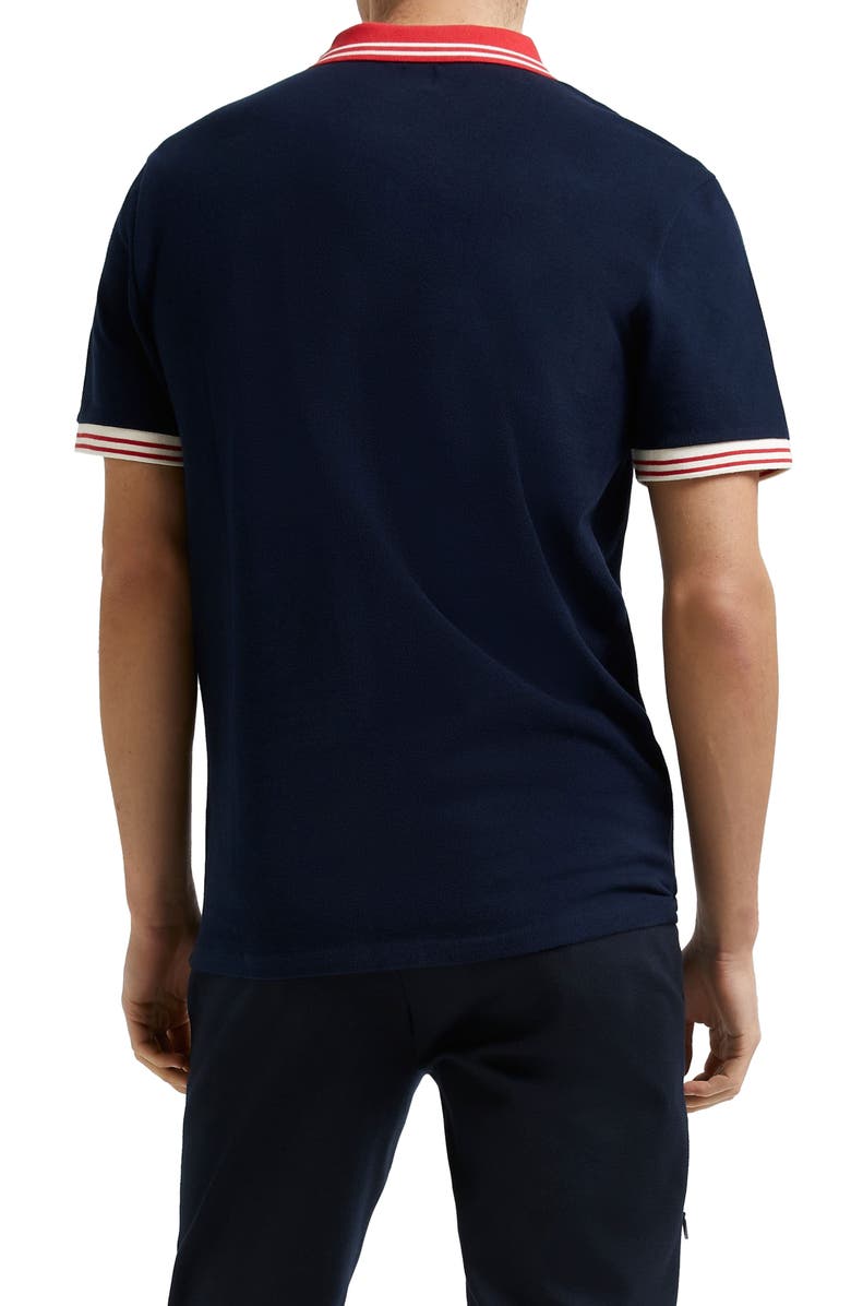 River Island Slim Fit Tipped Cotton Polo, Alternate, color, 