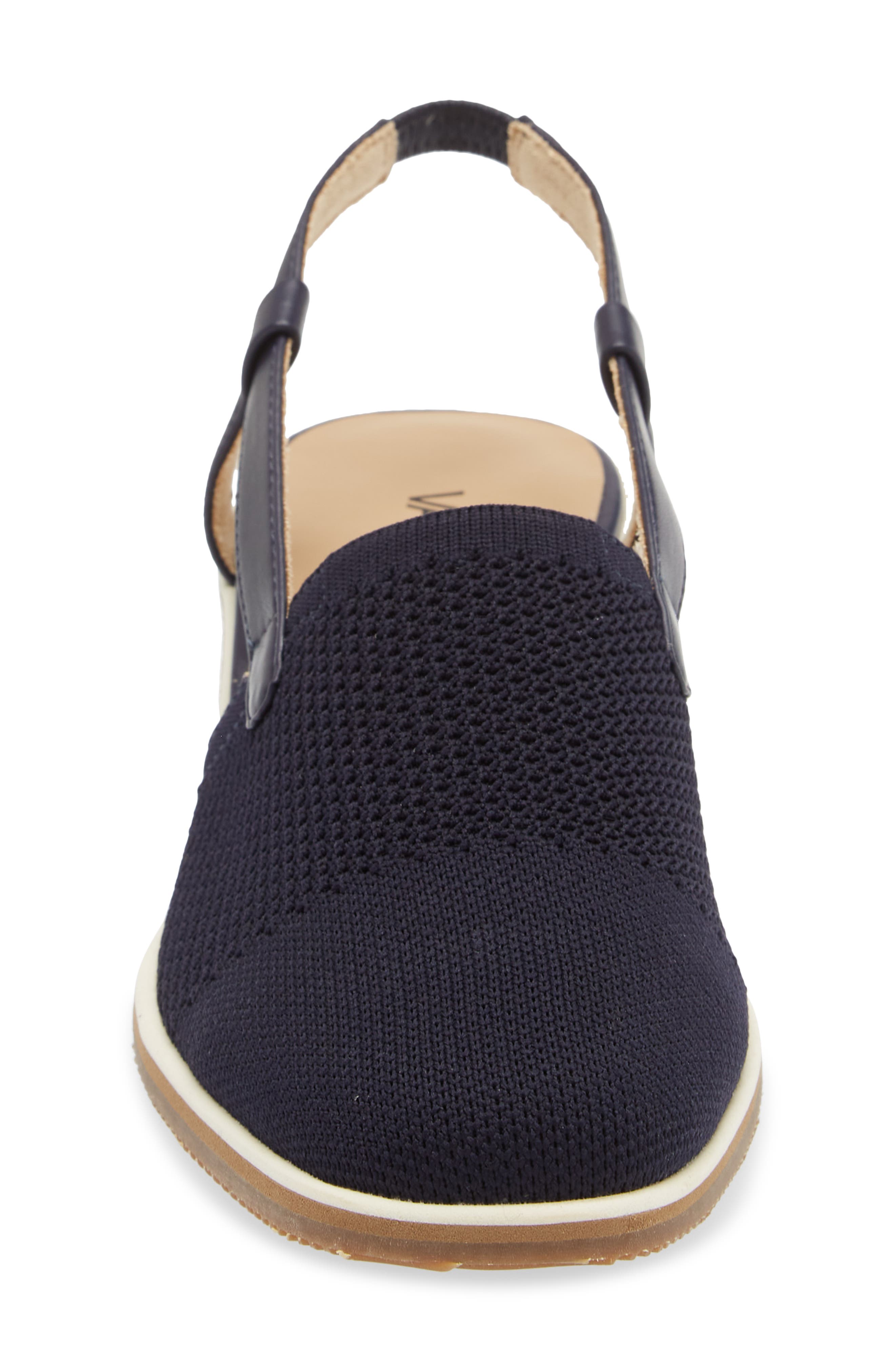 Greer Slingback Wedge, Alternate, color, NAVY