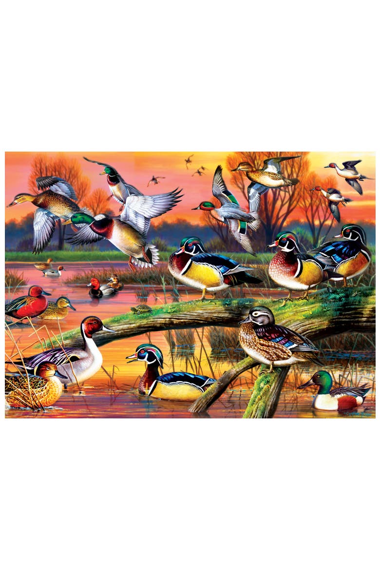 Autumn Feathers 1000 Piece Jigsaw Puzzle, Alternate, color, Multicolor