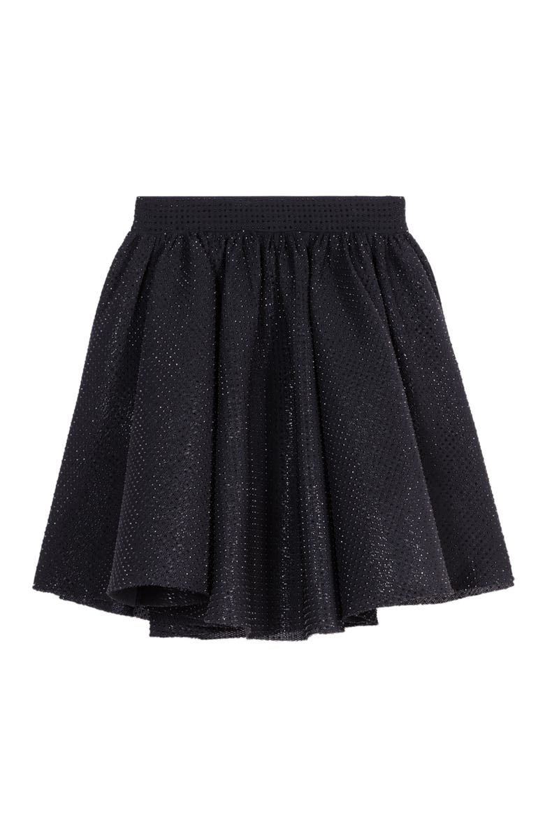 maje Short full rhinestone skirt, Alternate, color, 