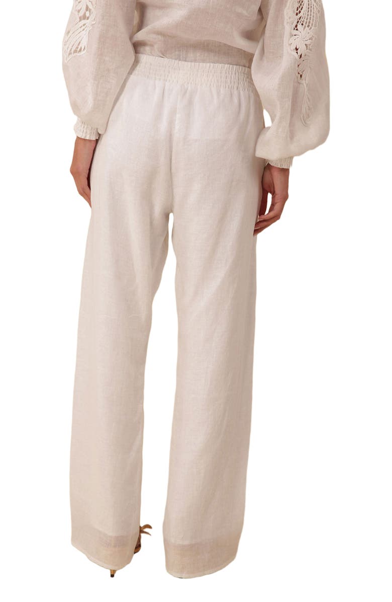 Hale Bob Emersyn Solid Linen Pant, Alternate, color, 